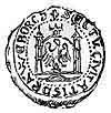 seal of the city of Dramburg